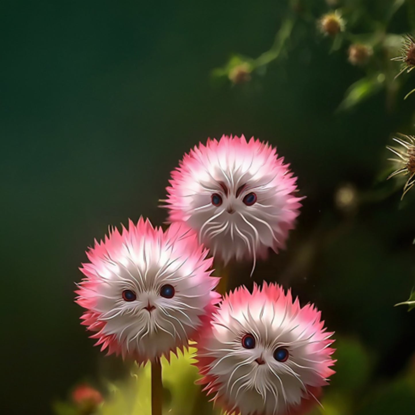 2025 Нови 🔥Семена за цвете с червено котешко лице