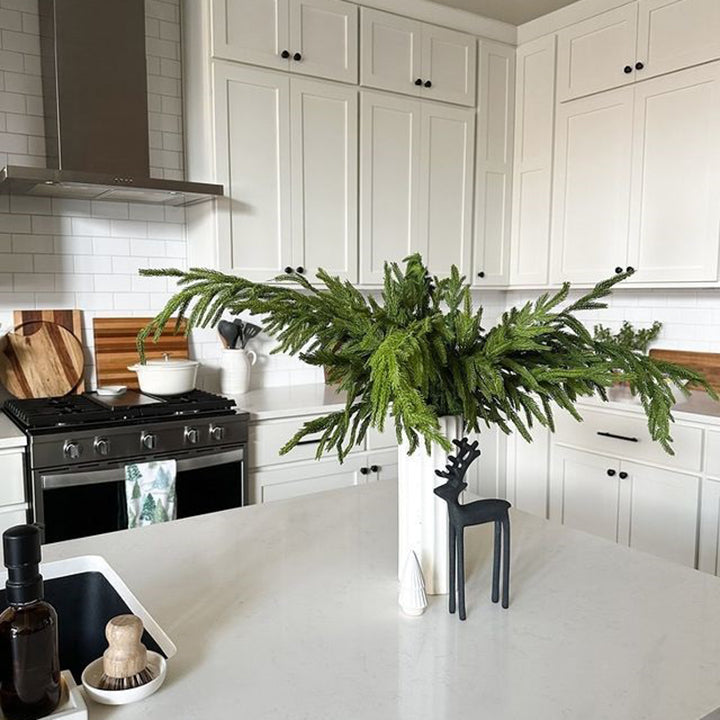 🔥Най-добрата празнична зеленина - реалистични стъбла от норфолкски бор