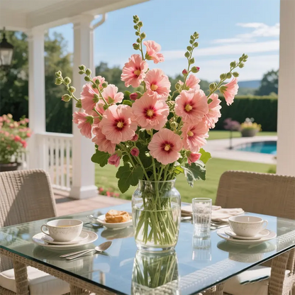 🌸 Семена на двойна ароматна ружа (Alcea розова)