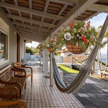 🎄Коледна промоция 50% ОТСТЪПКА🔥Изкуствен Коледен Кош с Осветление