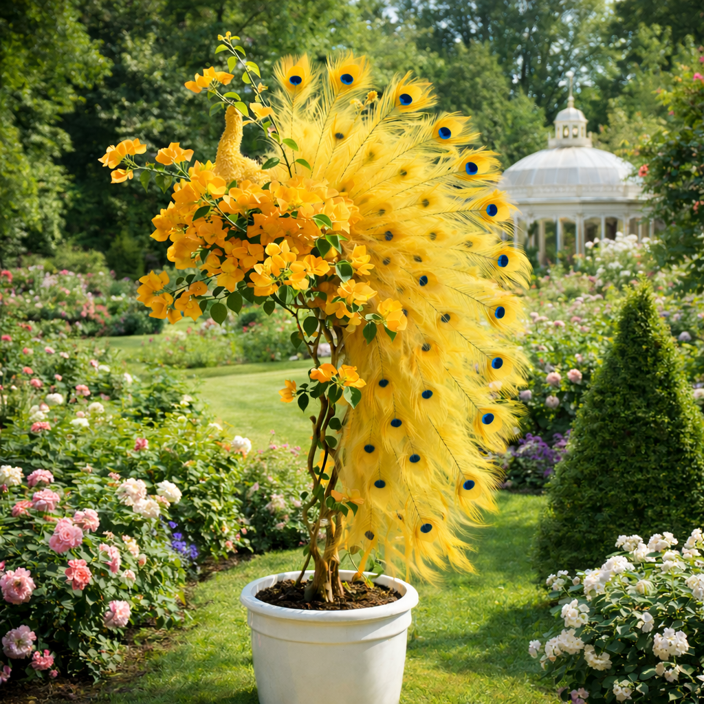 🦚 Семена на паунова бугенвилия – Добавете елегантни „паунови“ цветове във вашата градина 🌸